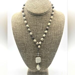 Imfibinga Natural Seed Beads, Oval Moonstone Prayer, Worry, Mediation Beads